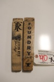 Times 2 - Foundry & Templeton Rye tap handles
