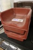 Times 2 - Maroon/Red booster seats