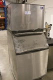 Manitowoc SY0694N ice cuber with bin & remote condensing unit