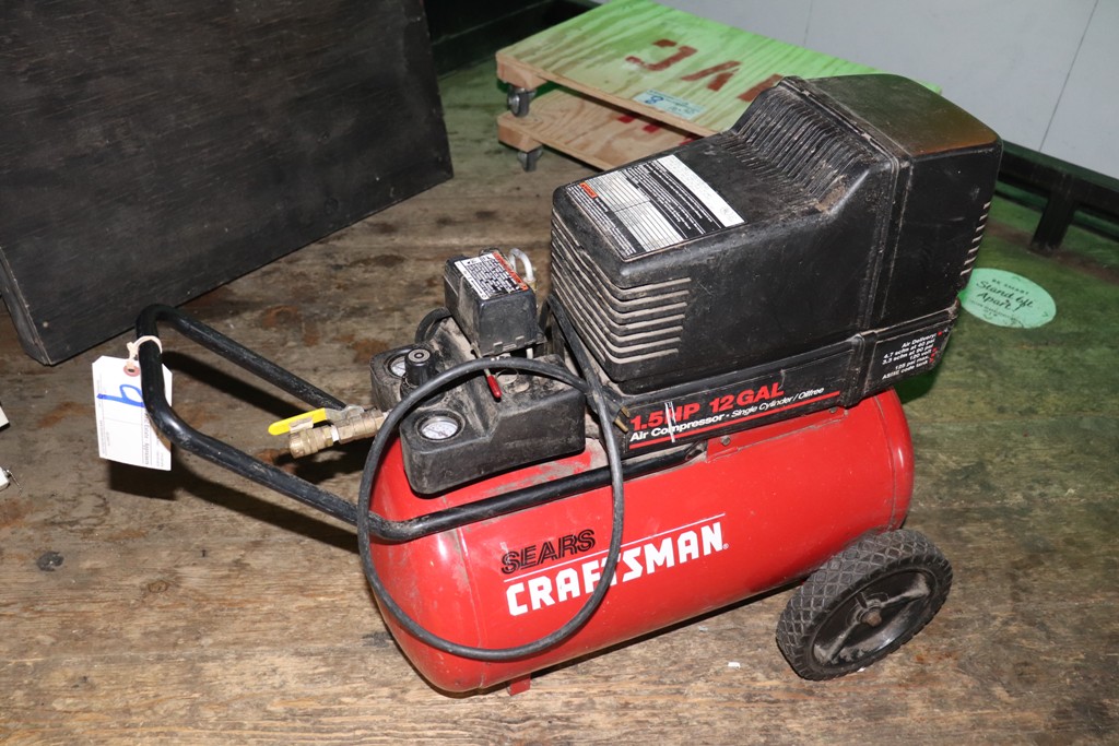 Craftsman 919.155613 portable 12 gallon air Proxibid