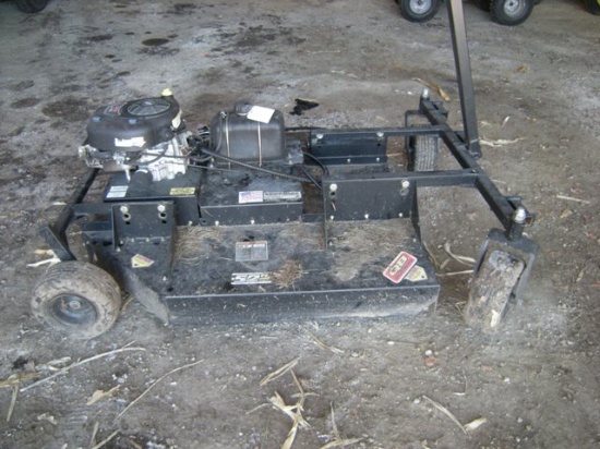 52" motorized pull behind mower