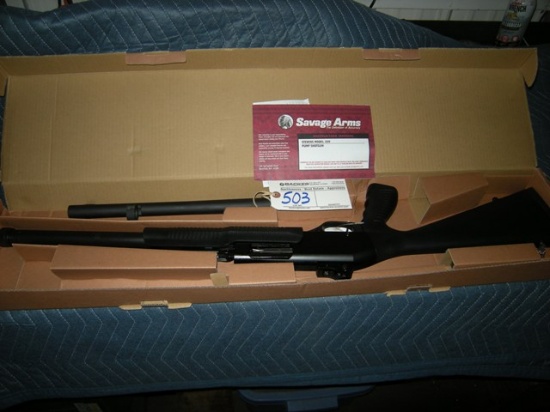 Savage Stevens Model 320 pump 12 gauge shotgun in box - 2 3/4" & 3"