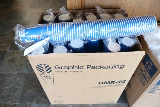 Case of DMR-22 paper Pepsi 22 oz. cups