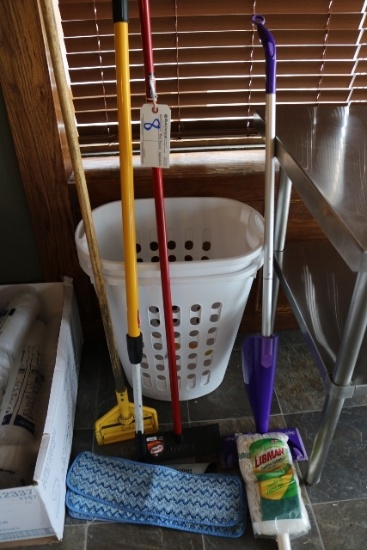 All to go - Brooms, Swiffer, & laundry baskets