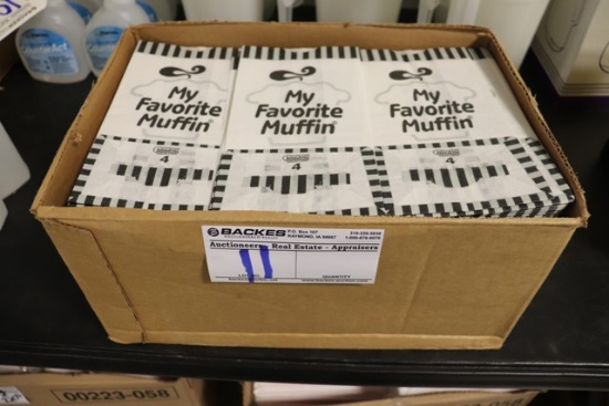 Case of "My Favorite Muffin" number 4 wax bags