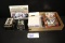 Box flat to go - trading cards, newspaper, tin