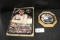 Earnhardt clock & framed plate