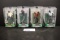 All to go - set of 4  Upper Deck  Pro Shots  - Tiger Woods number I - II -