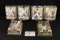 Set of 6 - McFarlane MLB Series 5 - Cobb/Eckersley/Schmidt/Aaron/Sandberg/M