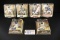Set of 6 - McFarlane MLB Series 5 - Sanberg/Eckersley/Schmidt/Cobb/Aaron/Ma