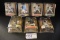 All to go - 7 McFarlane MLB Series 5 - 2 Sandberg/2 Eckersley/Aaron/Mantle/