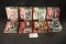 All to go - 8 McFarlane NFL series 6 - 2 Bledsoe/Gannon/Alexander/2 Smith/A