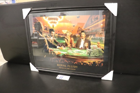 28" x 36" Royal Flush new framed print