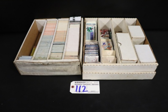 All to go - various brands baseball collector cards - some cards are in as