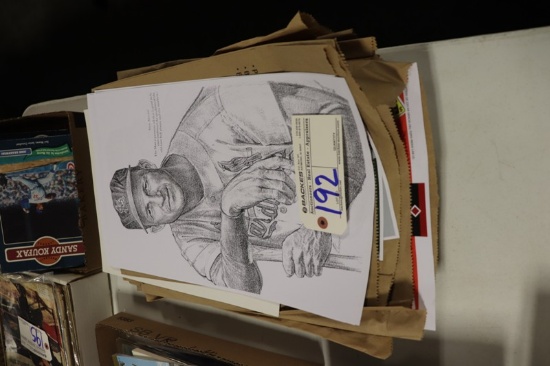 All to go - Large quantity copied prints