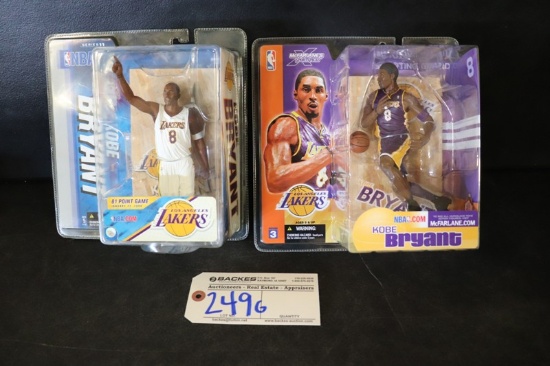 Pair to go - 2 McFarlane NBA Kobe Bryant action figures - Series 11, 81 poi