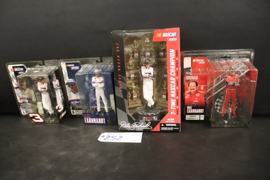 All to go - 4 Earnhardt action figures - McFarlane