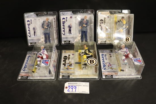 All to go - 6 McFarlane NHL action figures - Series 3 - 2 Cherry - 2 Gretzk