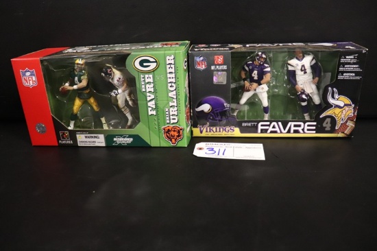 Pair to go - McFarlane NFL - Double Brett Favre pack - Favre/Urlacher
