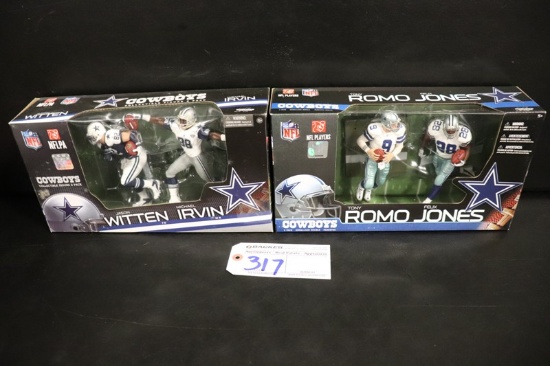 Pair to go - McFarlane NFL action figures - Witten/Irvin - Romo/Jones