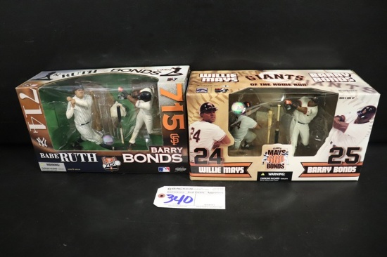 Pair to go - McFarlane MLB Mays/Bonds & Ruth/Bonds