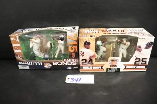 Pair to go - McFarlane MLB Mays/Bonds & Ruth/Bonds