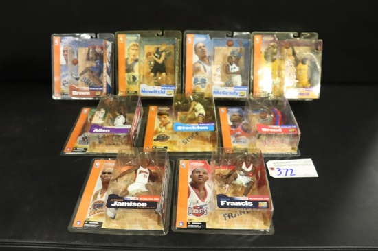 Set of 9 - McFarlane NBA Series 2 - Allen/Brand/Brown/Francis/Jamison/McGra