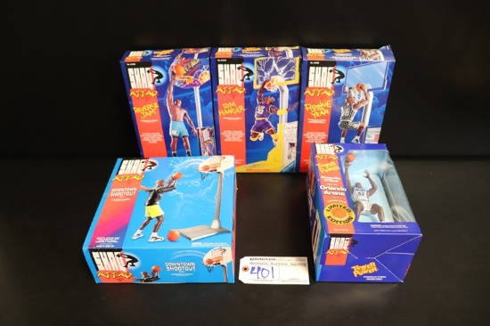 All to go - 5 Shaq Attack by Kenner - Downtown Shootout - Reverse Jam - Rim