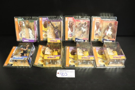 All to go - 8 McFarlane NBA Series 2 - 4) O'Neal/Francis/Jamison/Allen/Nowi