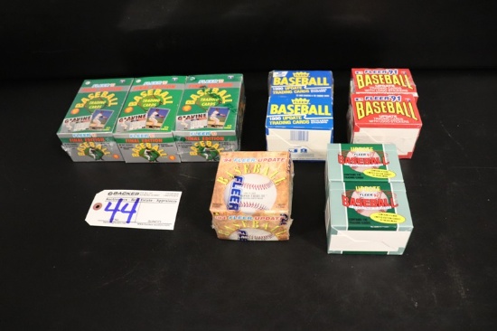 All to go - 1990 through 1994 Fleer baseball Update card sets - some sealed