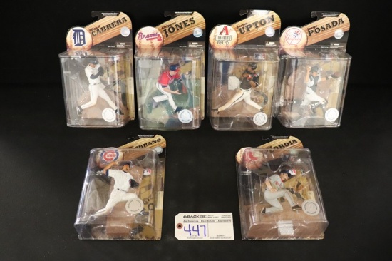 Set of 6 - McFarlane MLB Toys R Us Collection - Jones/Pedroia/Cabrera/Zambr