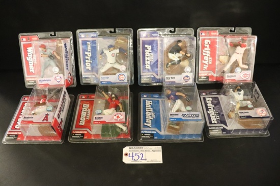 Set of 8 - McFarlane MLB Series 11 - Rodriguez/Halladay/Damon/Guerrero/Wagn