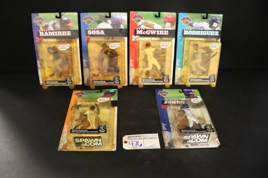 Set of 6 - McFarlane Series 1 Big League Challenge - Bonds/McGwire/Rodrigue