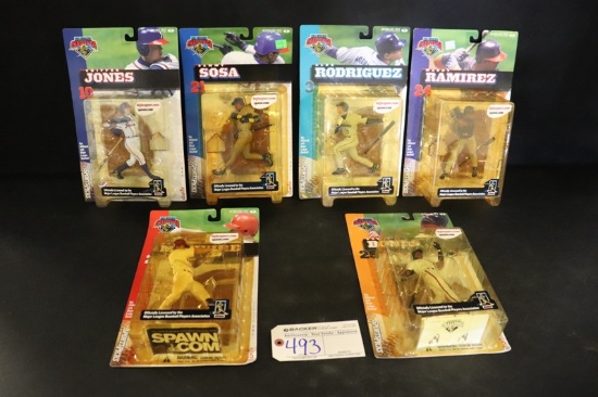 Set of 6 - McFarlane Series 1 Big League Challenge - Bonds/McGwire/Rodrigue