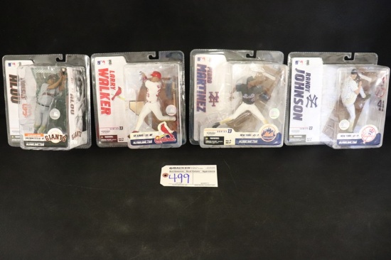 Set of 4 - McFarlane MLB Series 13 - Martinez/Alou/Walker/Johnson