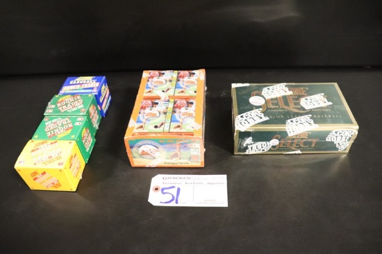 All to go - Score 1990 through 1994 baseball collector card packs - 6 boxes