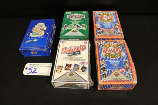 All to go - Upper Deck 1990 through 1993 baseball collector card packs