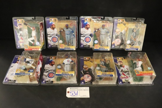 All to go - 8 McFarlane MLB Series 6 - 3 Sosa/2 Edmunds/2 Posada/Ishi