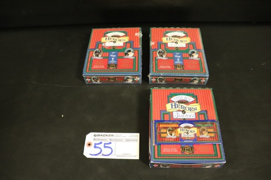 All to go - 3 Upper Deck All Time Hero's baseball card packs