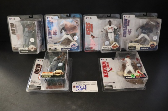 All to go - 6 McFarlane MLB Series 13 - 2 Martinez/Sosa/Walker/2 Alou
