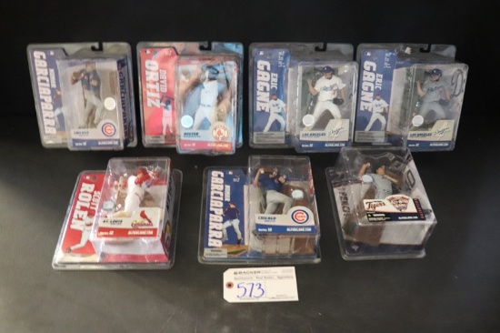 All to go - 7 McFarlane MLB Series 12 - 2 Garciaparra/2 Gagne/Ortiz/Rolen/P