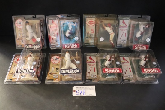 All to go - 8 McFarlane MLB Series 4 Cooperstown Collection - 4 Smith/2 DiM
