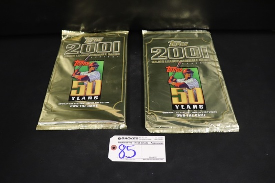 Pair to go - Topps 2001 series 1 - 50 year major league baseball cards