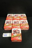 All to go - 7 Donruss 1990 baseball card packs - 2 sealed