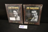 Pair to go - Merick Mint - Gehrig & DiMaggio wood plaques