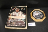 Earnhardt clock & framed plate