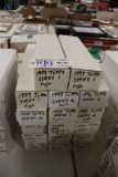All to go - 17) Topps 1996, 1997, 1998, 1999 - boxes of baseball trading ca