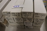 All to go - 16) Collector Choice 1996, 1997, 1998 - boxes of baseball tradi