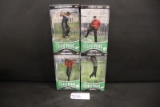 All to go - Set of 4 Upper Deck Pro Shots - Tiger Woods action figures - 20