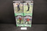 All to go - Set of 4 Upper Deck Pro Shots - Tiger Woods action figures - 20